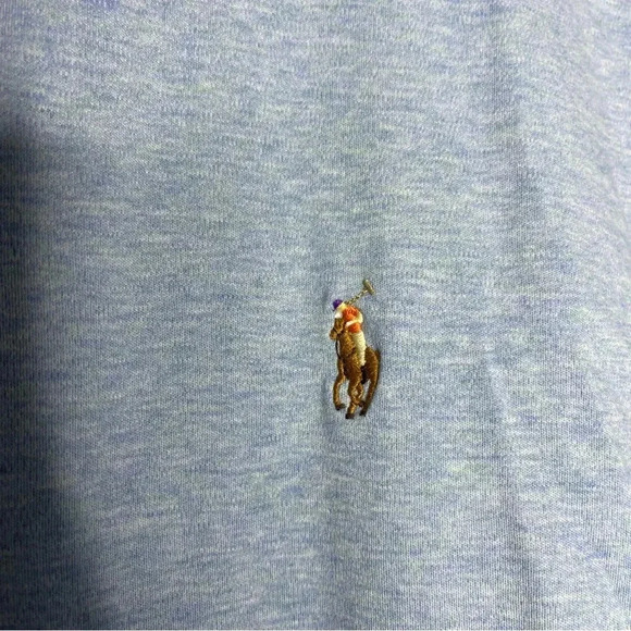 COPY - Polo Ralph Lauren Blue Polo Shirt Custom Fit Size XL - Picture 5 of 5